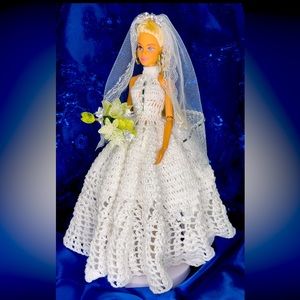 Barbie’s Custom-Made Crochet Wedding Dress